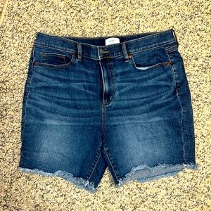 Loft Denim Blue Jean Cut off Shorts